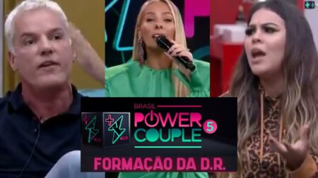 Mari rebate acusação de Bruno e coloca até Deborah no meio da discussão da 9ª DR do Power Couple (montagem: Fashion Bubbles)