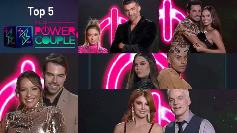 Power Couple entra na reta final com cinco casais finalistas do reality (montagem: Fashion Bubbles)