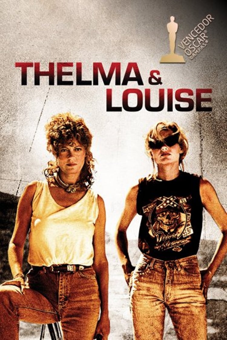 Foto da capa do filme "Thelma e Louise". Filmes de amizade.