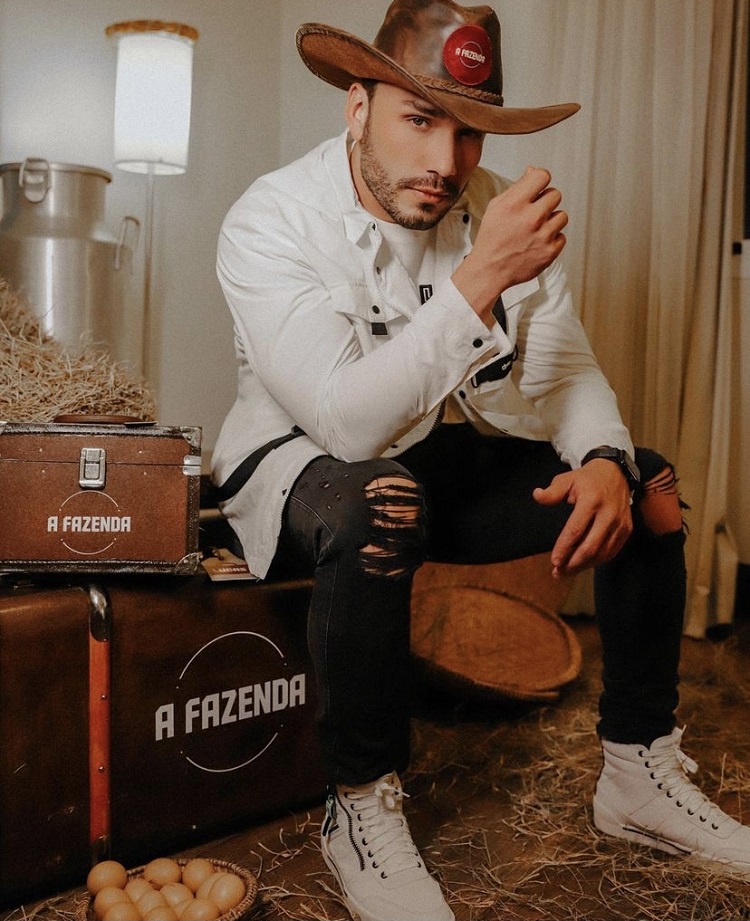 Foto de Lucas Viana, vencedor de A Fazenda 11