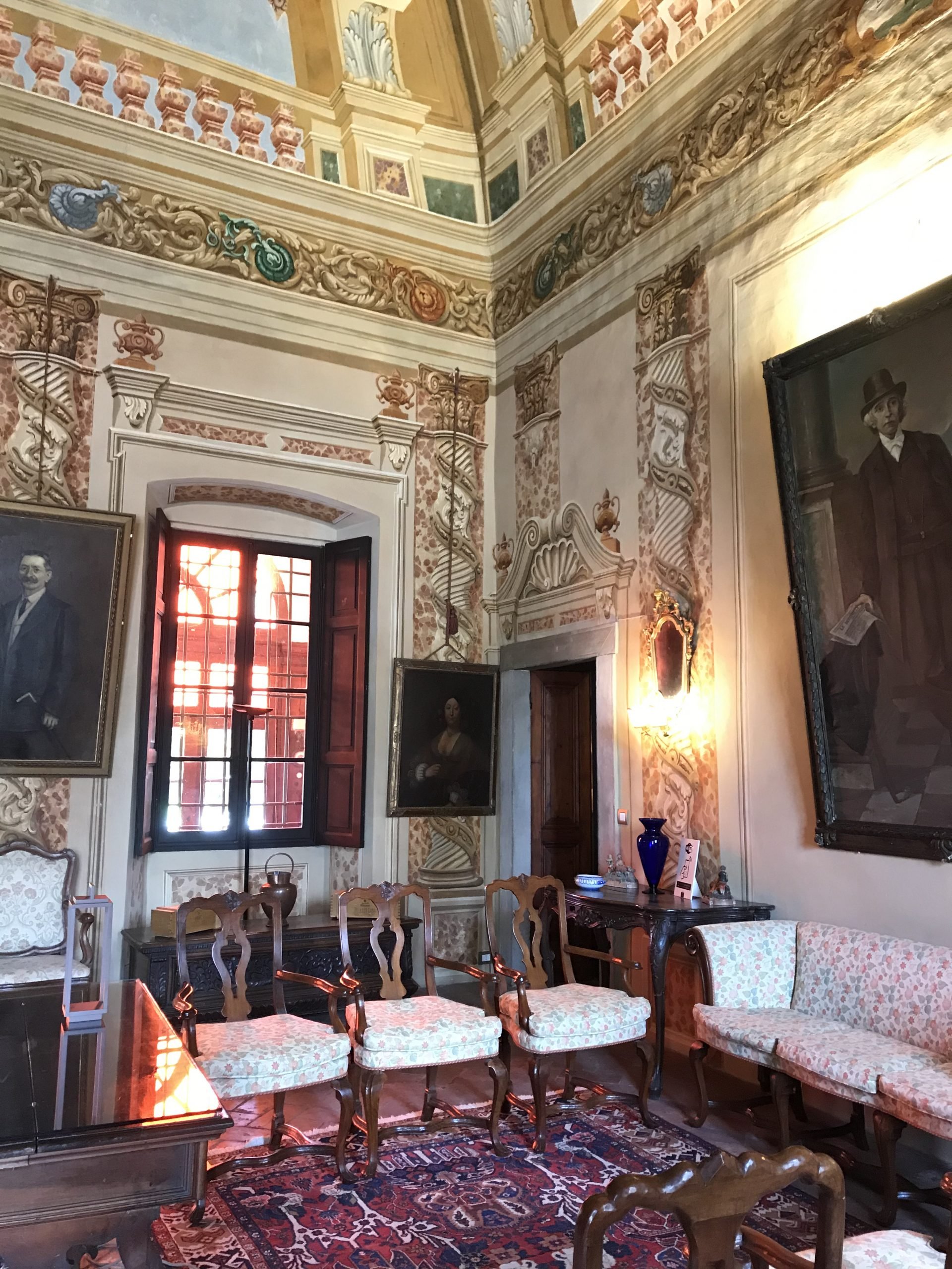 Sala do Palazzo Lana nas instalações da Vinícola Berlucchi