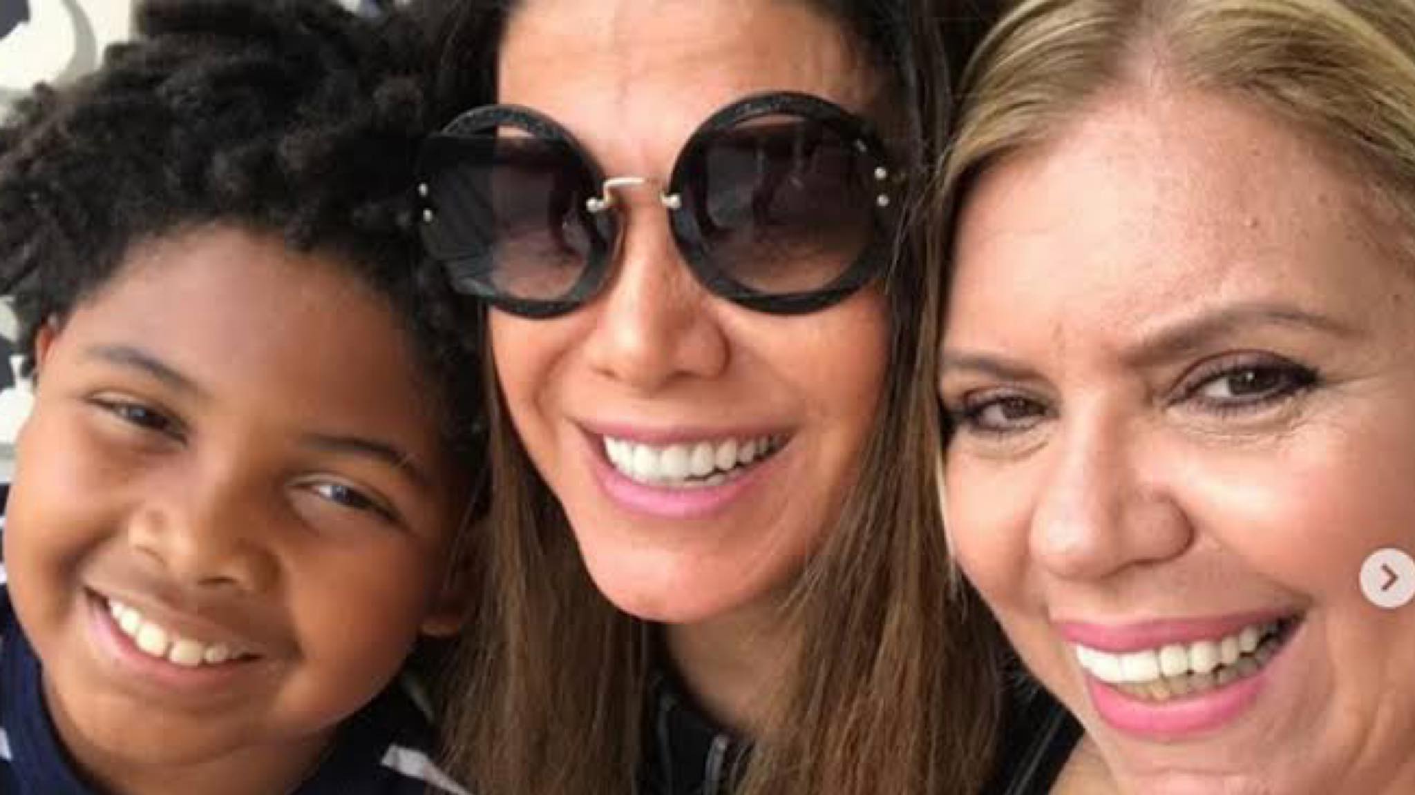 Alicinha Cavalcanti com Astrid Fontenelle e seu filho, Gabriel. Fonte: Instagram Alicinha Cavalcanti com Astrid Fontenelle e seu filho, Gabriel. Fonte: Instagram