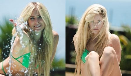 Avril Lavigne, de 36 anos, surge em cliques raros usando biquíni