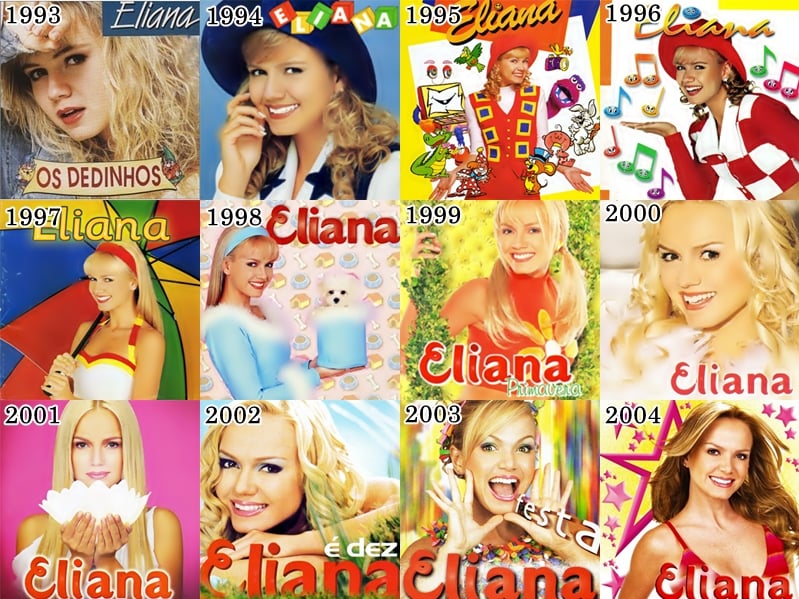 Fotos dos álbuns da Eliana.