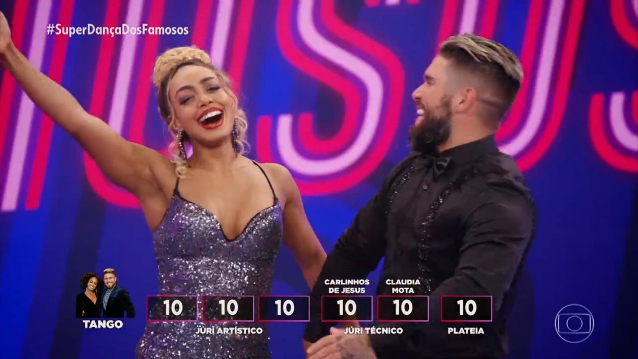 Dandara Mariana vence Viviane Araújo e vai para a final do Super Dança dos Famosos. Fonte: Reprodução