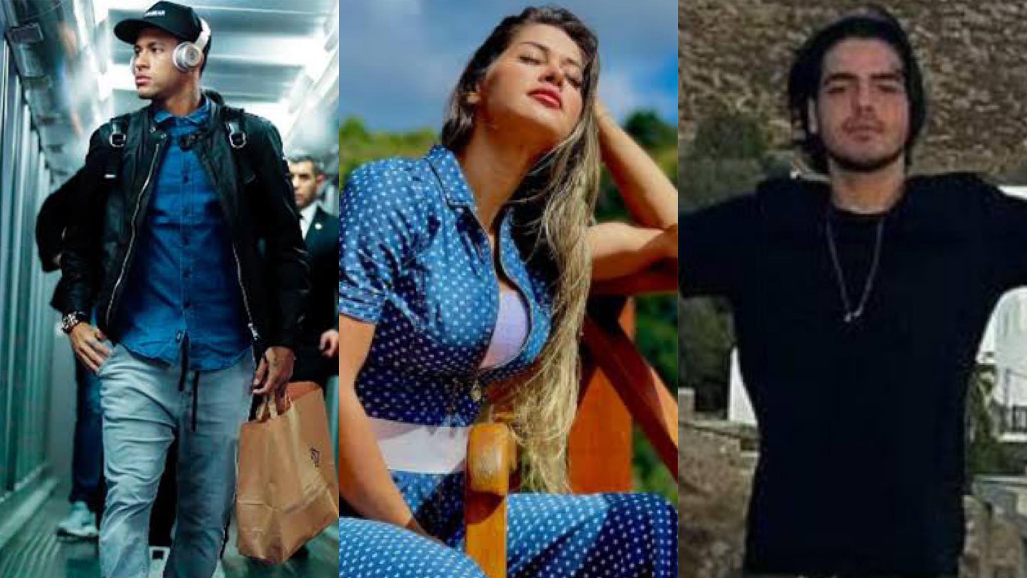 Neymar, Mayra Cardi e João Guilherme (filho do Faustão) curtem férias gastando bem. Fonte: Montagem/ Fashion Bubbles