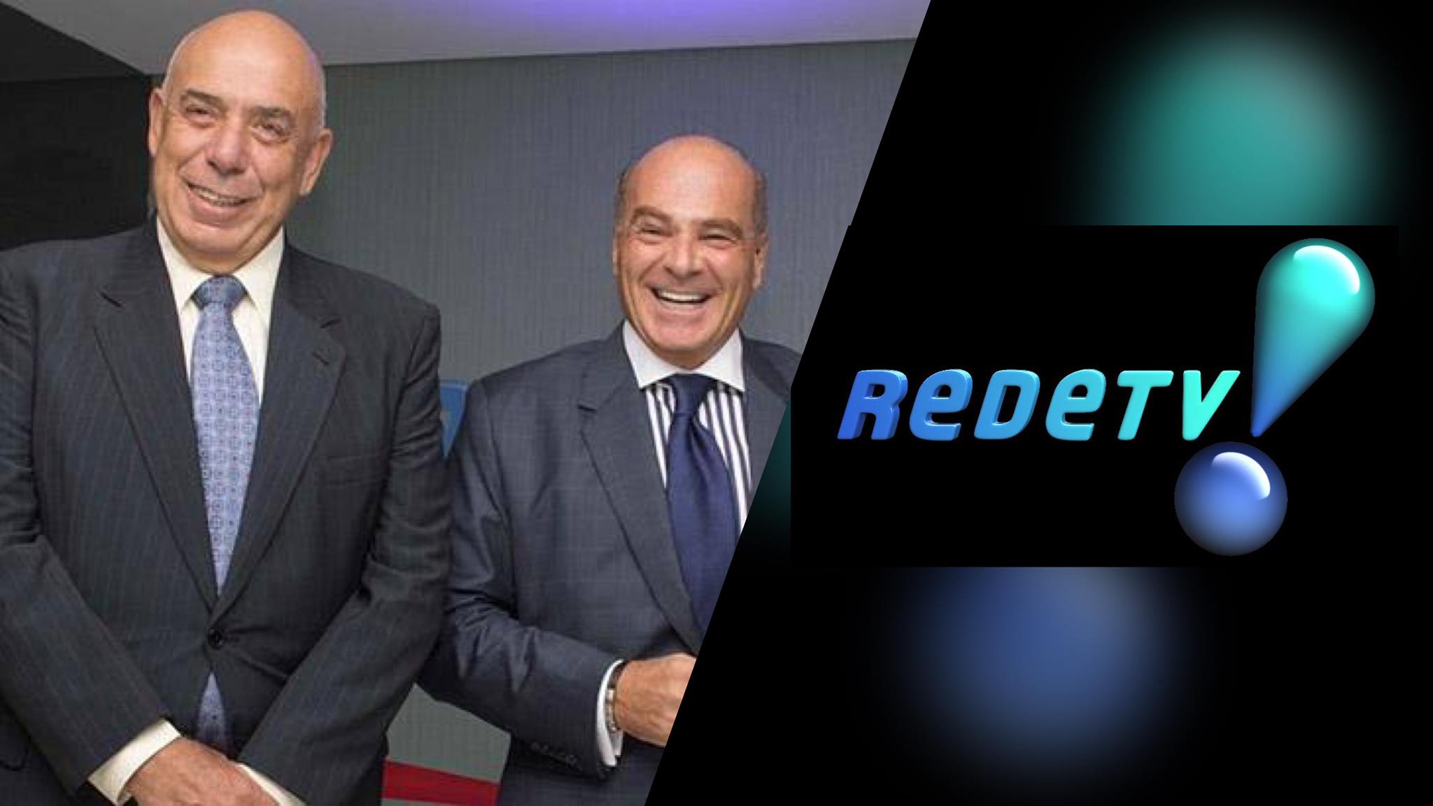 Amílcare Dallevo Júnior e Marcelo de Carvalho, proprietários da RedeTV! Fonte: Reprodução