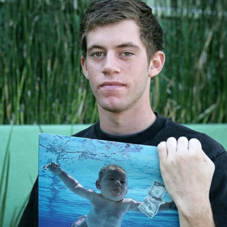 Spencer Elden processa o Nirvana. Foto de Spencer Elden.