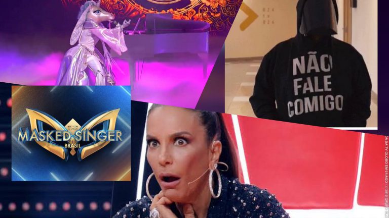 Ivete Sangalo também não saberá quem está por trás das fantasia do The Masked Singer Brasil. Fonte: Montagem Fashion Bubbles