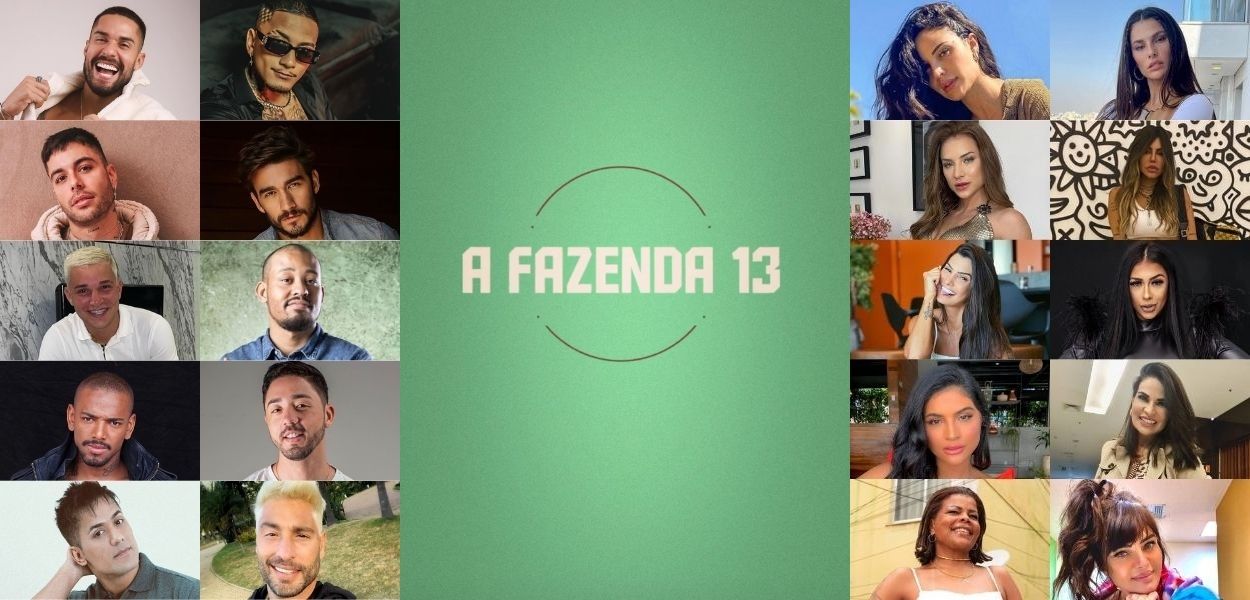 Participantes de A Fazenda 2021 Montagem com os participantes de A Fazenda 2021