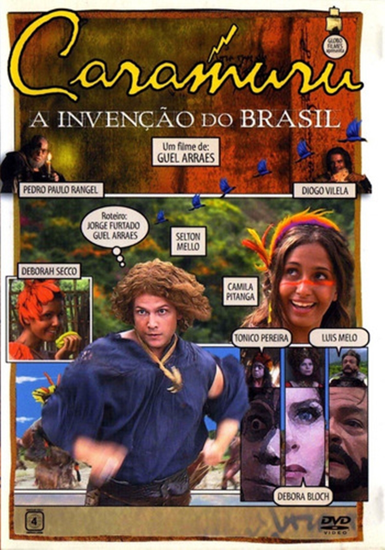 Foto da capa do filme "Caramuru — A invenção do Brasil".