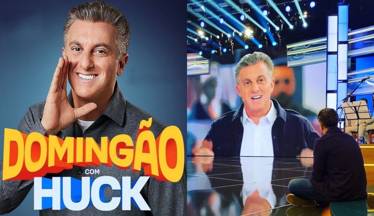Foto de Luciano Huck no "Domingão com Huck".