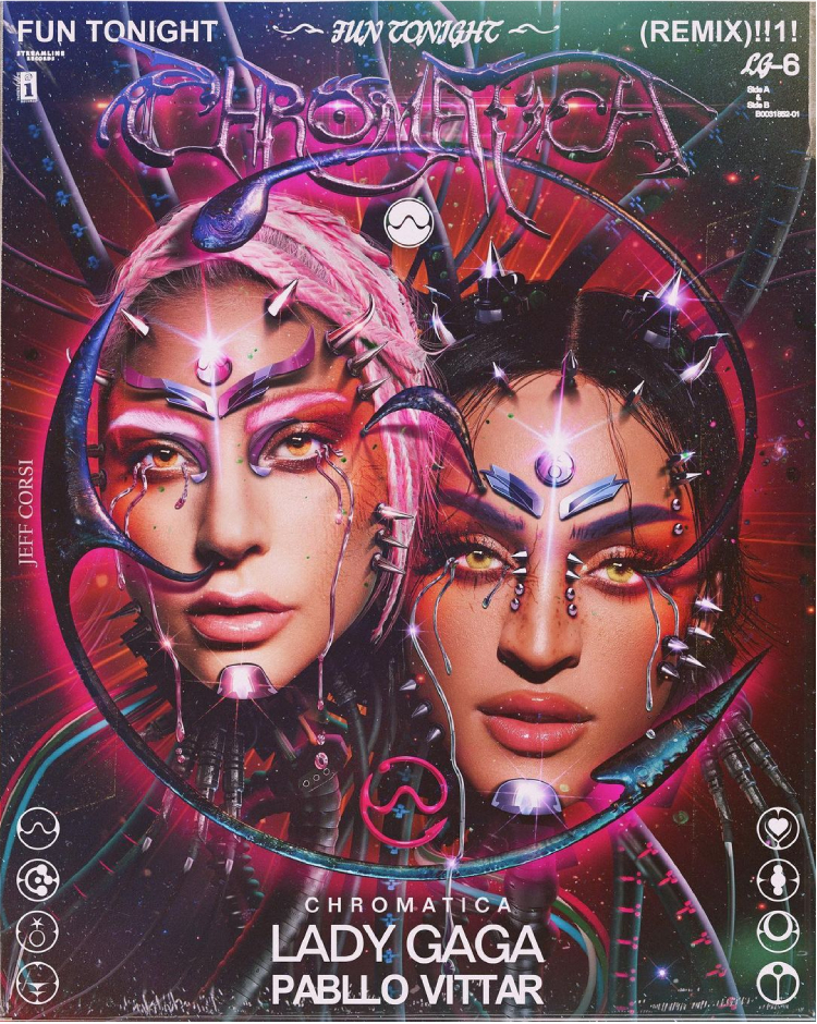 Artista brasileiro criou uma capa para Fun Tonight, música que é parceria entre Lady Gaga e Pabllo Vittar.