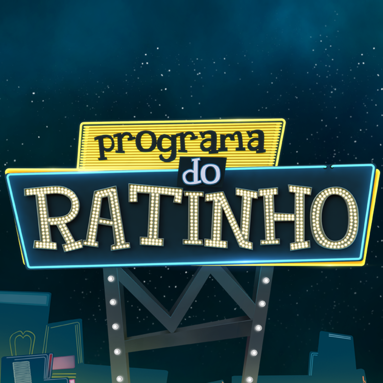 Foto da logo do Programa do Ratinho.