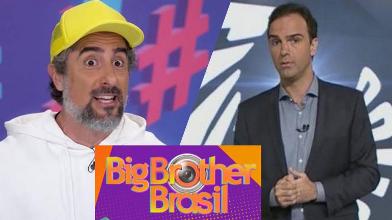 Tadeu Schmidt, Marcos Mion. BBB 22, Globo