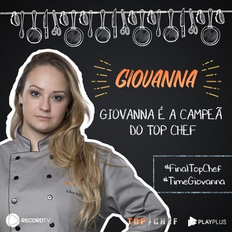 Giovanna foi a primeira campeã do reality
