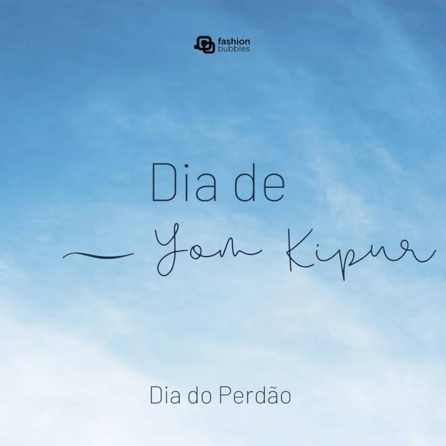 Foto de céu azul para representar o Dia de Yom Kipur