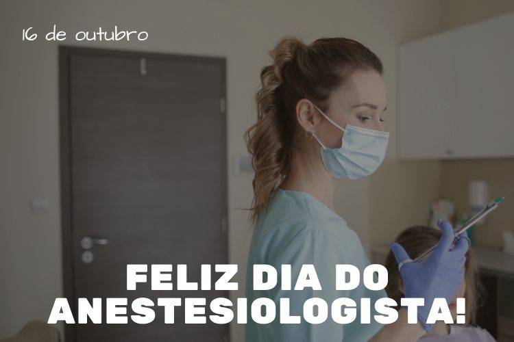 Dia do Anestesiologista, 16 de outubro.