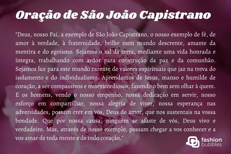Oração de São João Capistrano