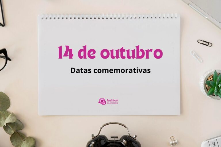papel escrito 14 de outubro em roxo