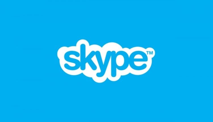 Imagem da logo do Skype.