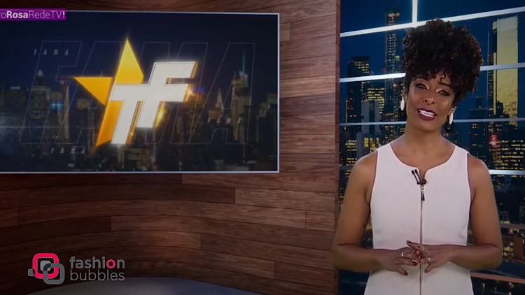 Alinne Prado faz desabafo em nome da equipe do TV Fama, após "ignorada" de Camilla de Lucas à equipe do programa. Fonte: Reprodução/RedeTV! Camilla de Lucas, Alinne Prado e TV Fama
