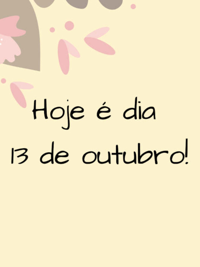 13 de outubro