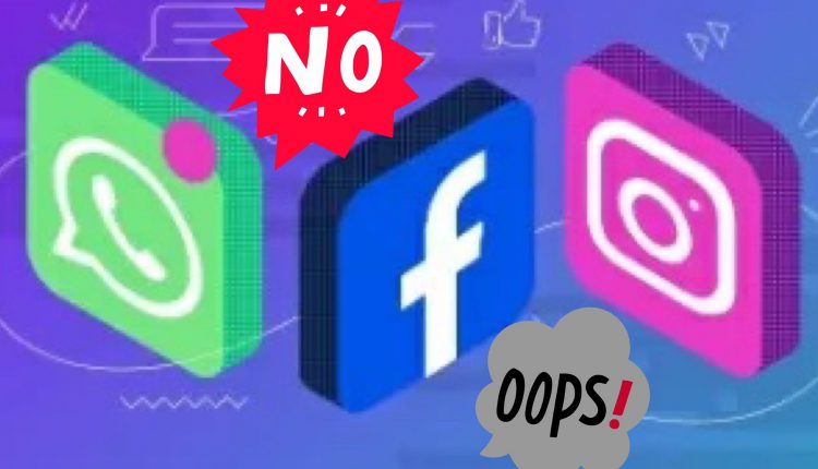 logos do Falha WhatsApp, Facebook e Instagram WhatsApp, Facebook e Instagram fora do ar