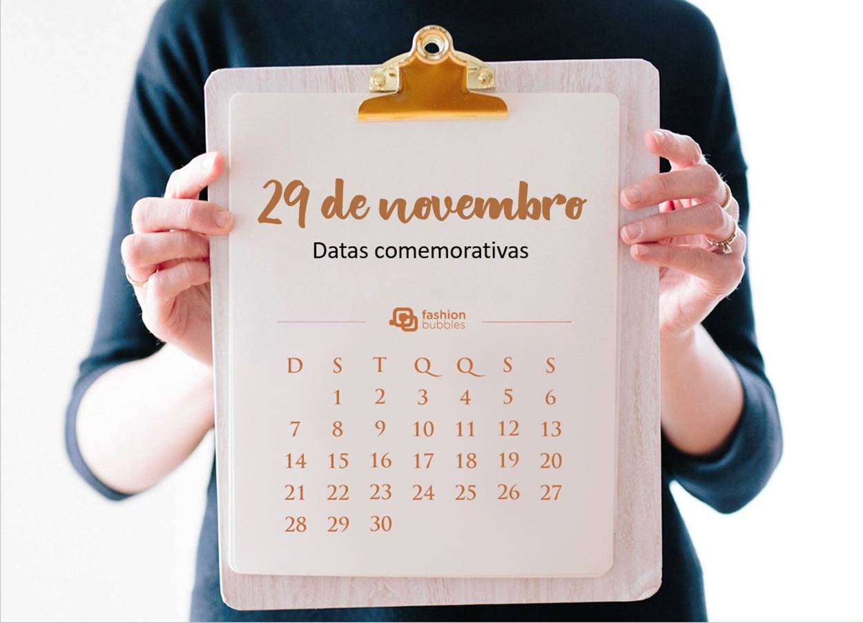 Foto de calendário com a data 29 de novembro.