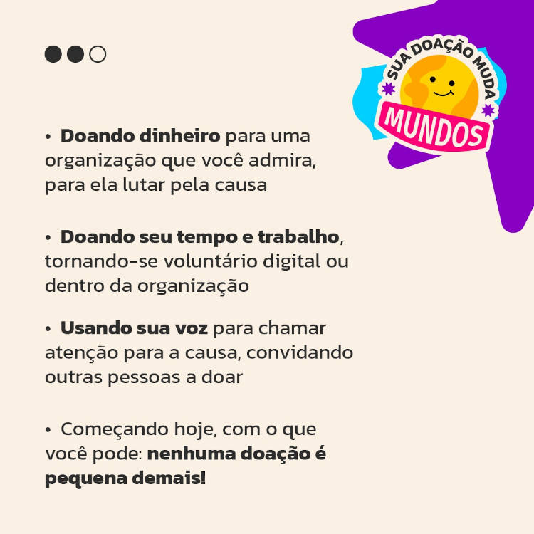 O que e onde doar no Dia de Doar