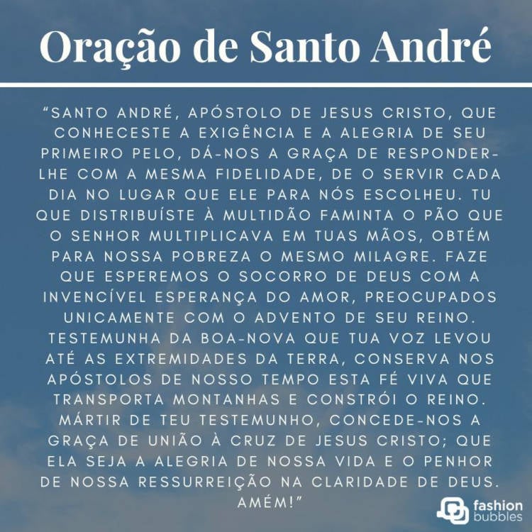 Oração de Santo André