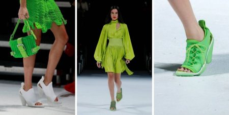 Bottega Veneta: tênis com salto alto é aposta do desfile Spring/Summer 2022