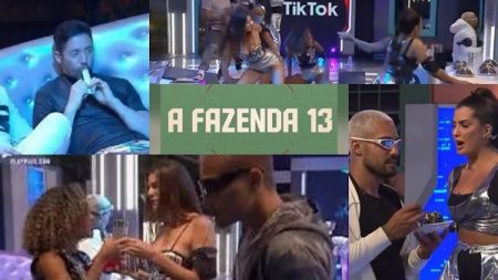 A Fazenda 13, Rico, Marina, Bil, Festa TikTok