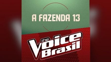 A Fazenda 2021, The Voice Brasil, TV Globo, Record TV