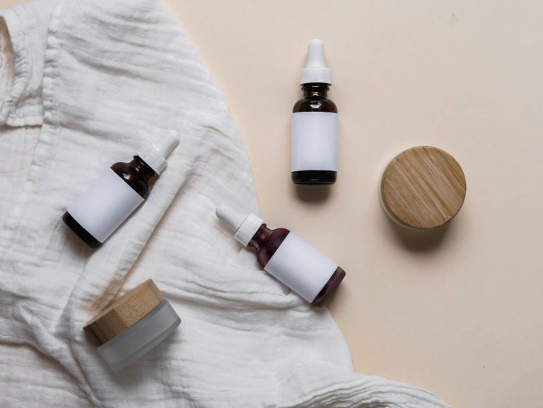sérum com ácidos para a pele