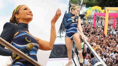 Claudia Leitte vem à público após ser chamada de “genocida” ao realizar show: “crítica seletiva”