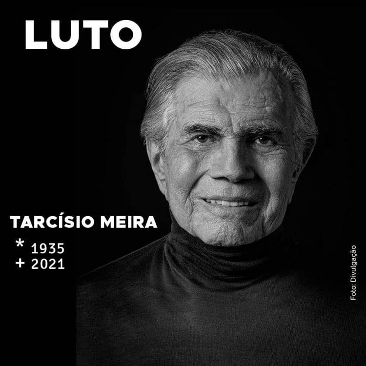 Tarcísio Meira morreu. Foto de Tarcísio Meira - Partiu em agosto de 2021.