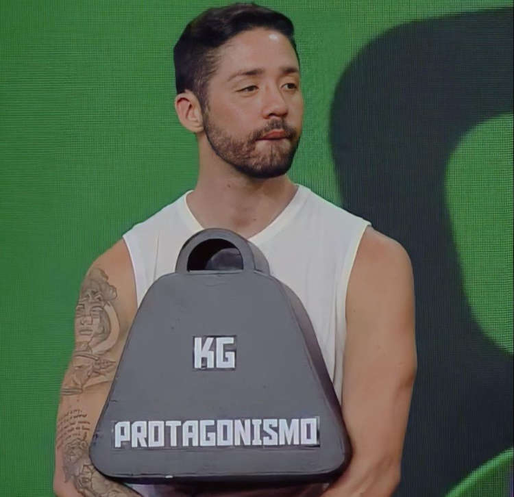 Rico carregando o peso do protagonismo Rico, protagonista do reality