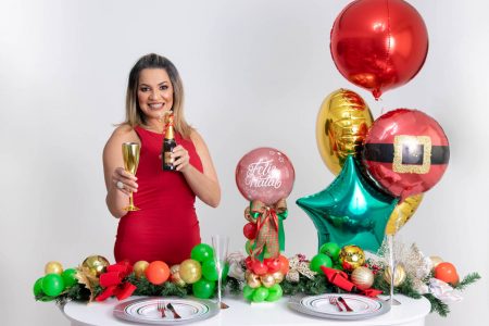 Balões para festa de fim de ano.