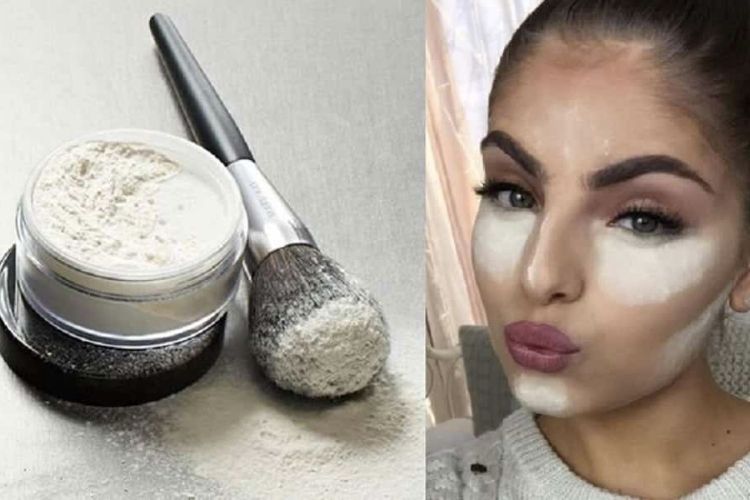 Como aplicar glitter: cama de pó translúcido