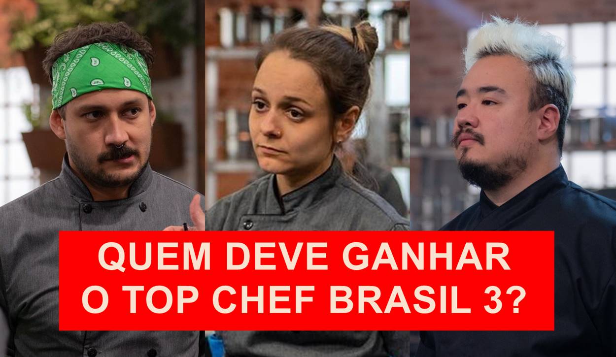Foto com os finalistas de Top Chef Brasil 3.