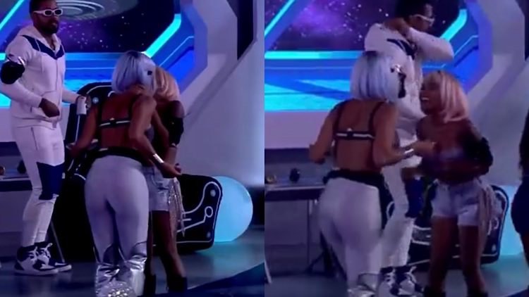beijo Aline Mineiro e Sthe Matos, beijo Rico, Festa A Fazenda, Festa Galáxia beijo Aline Mineiro e Sthe Matos, beijo Rico, Festa, Festa Galáxia