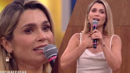 Flávia Alessandra vai às lágrimas ao receber declaração de atriz: “mulher fantástica”