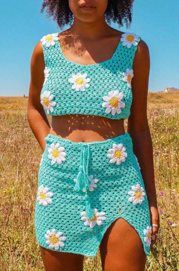 Looks de crochê