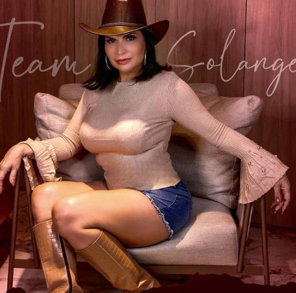 Solange é uma das candidatas para vencer o reality rural.