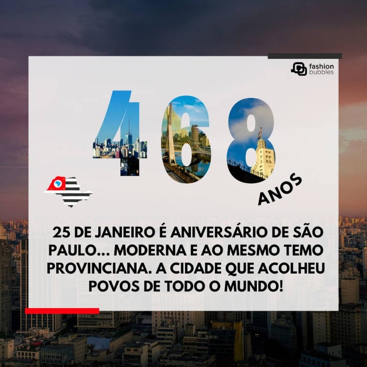 Aniversário de São Paulo 25 de janeiro