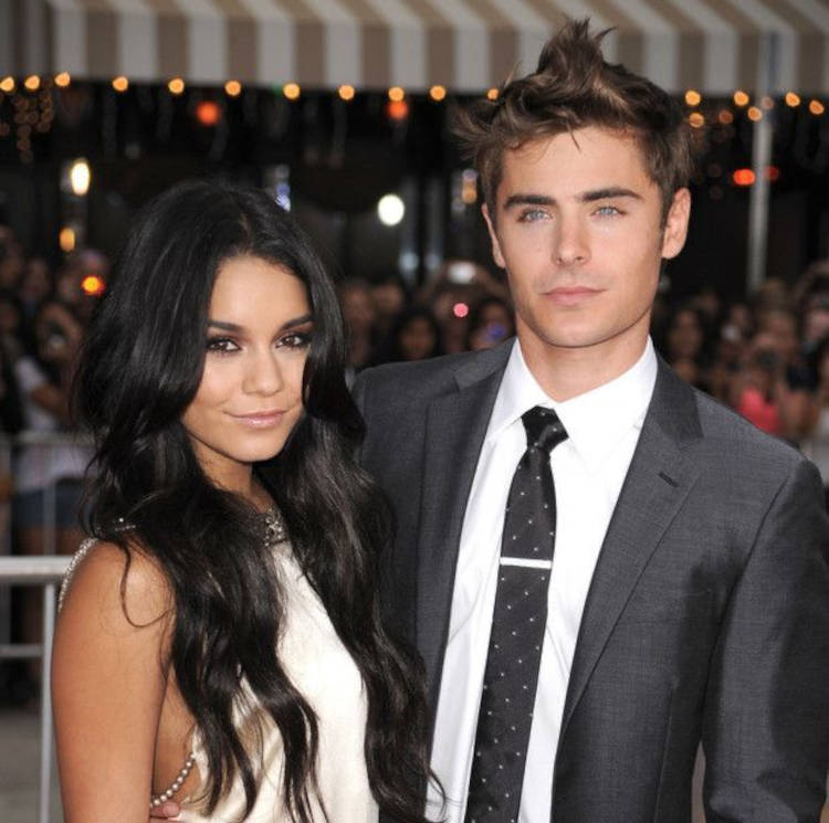 Casais de Cinema Zac Efron e Vanessa Hudgens