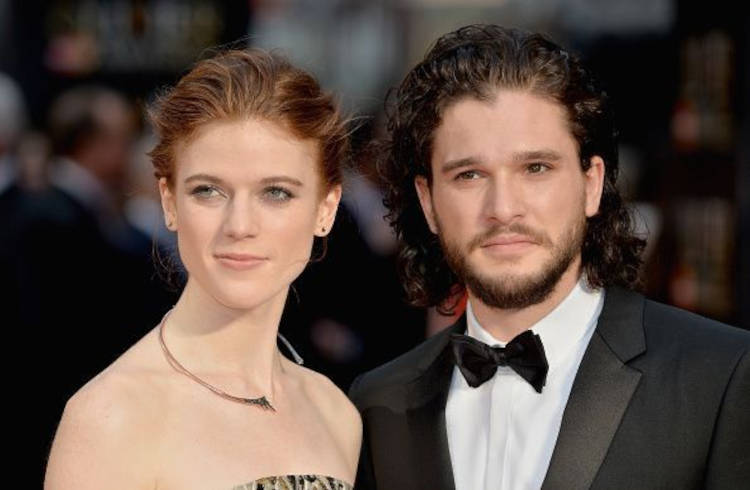 Kit Harington e Rose Leslie Casais de Cinema
