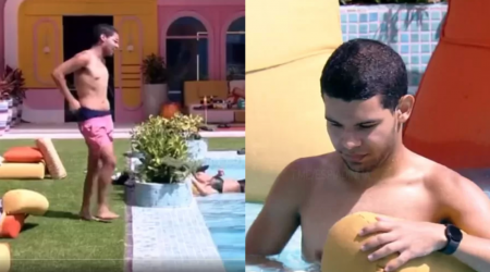 BBB 22: Pela primeira vez, Vinicius entra na piscina e revela motivo de não ter ido antes