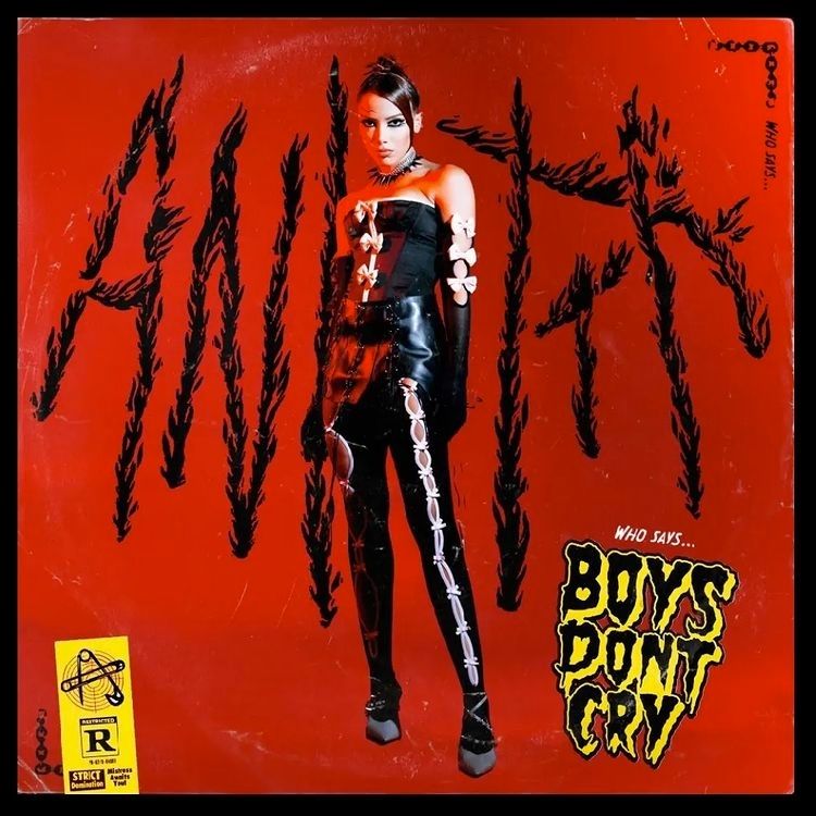 A capa do single "Boys Don't Cry", de Anitta